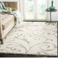 thumbnail image 1 of SAFAVIEH Laguna Shag Mabel Floral Area Rug, Cream/Beige, 5'1" x 7'6", 1 of 7
