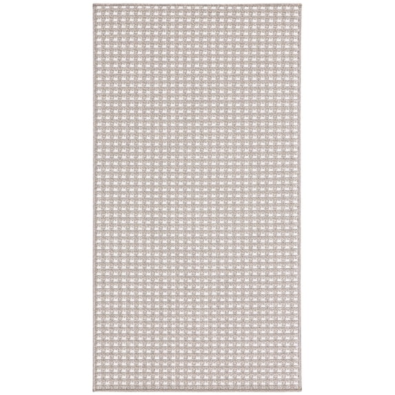 SAFAVIEH Lakeside Jamal Geometric Indoor/Outdoor Area Rug, Beige/Taupe, 2'7" x 5'