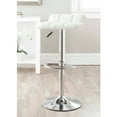 thumbnail image 1 of SAFAVIEH Lamita Contemporary Swivel Bar Stool, White, 1 of 4