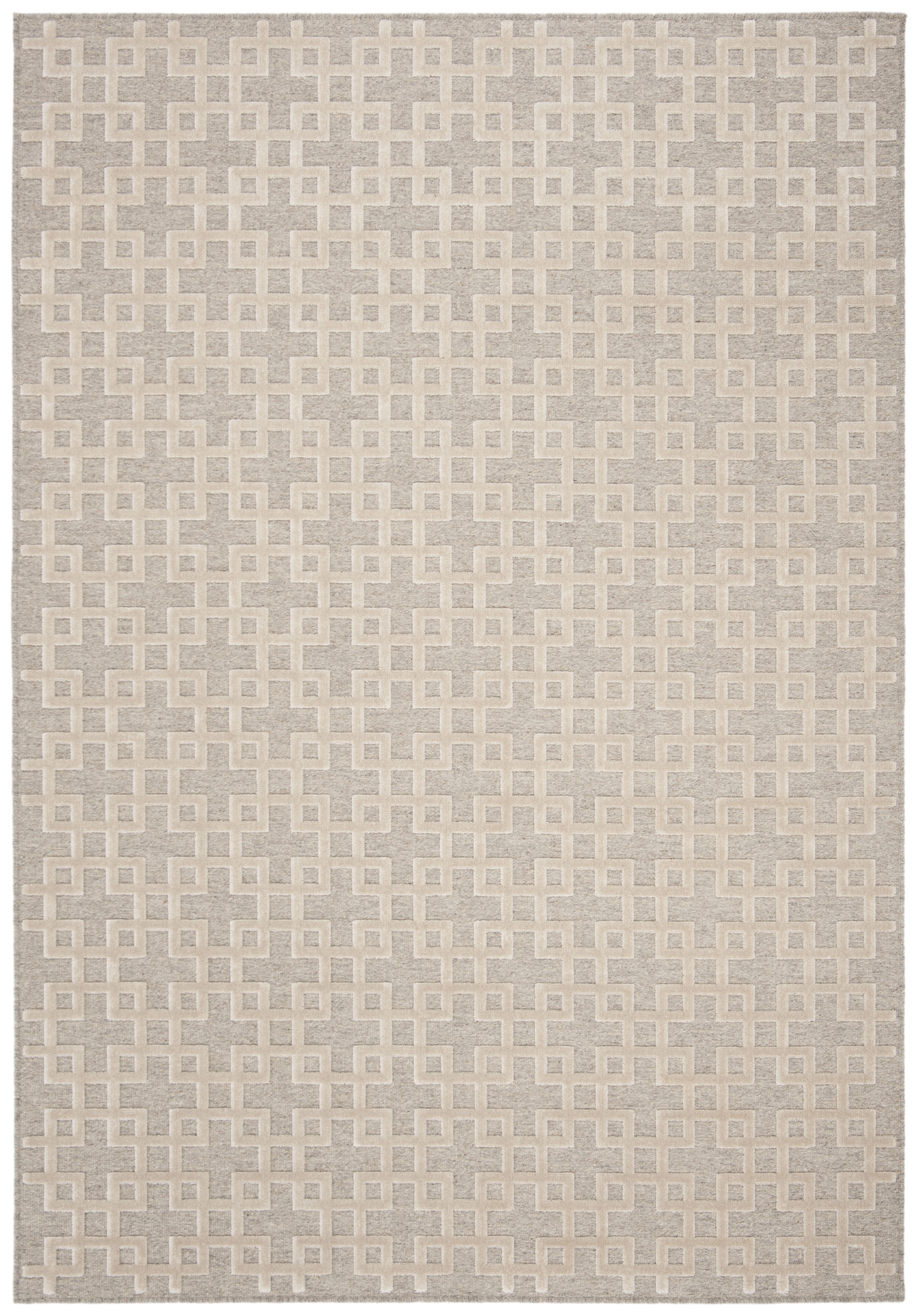 SAFAVIEH Lana Isabel Geometric Area Rug, Cream/Beige, 5' x 7'6"