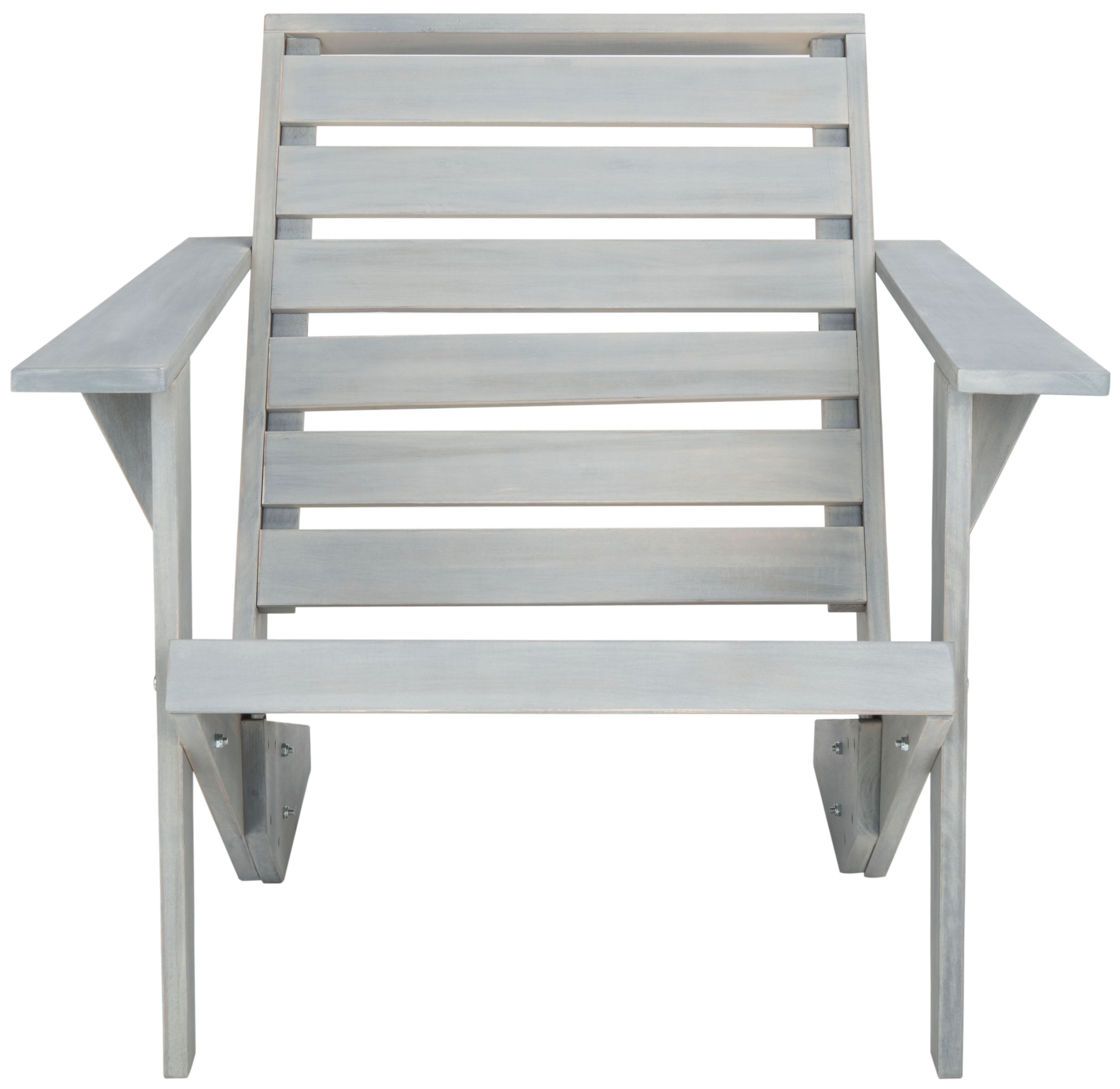 SAFAVIEH Lanty Transitional Outdoor Patio Adirondack Chair, Ash Grey