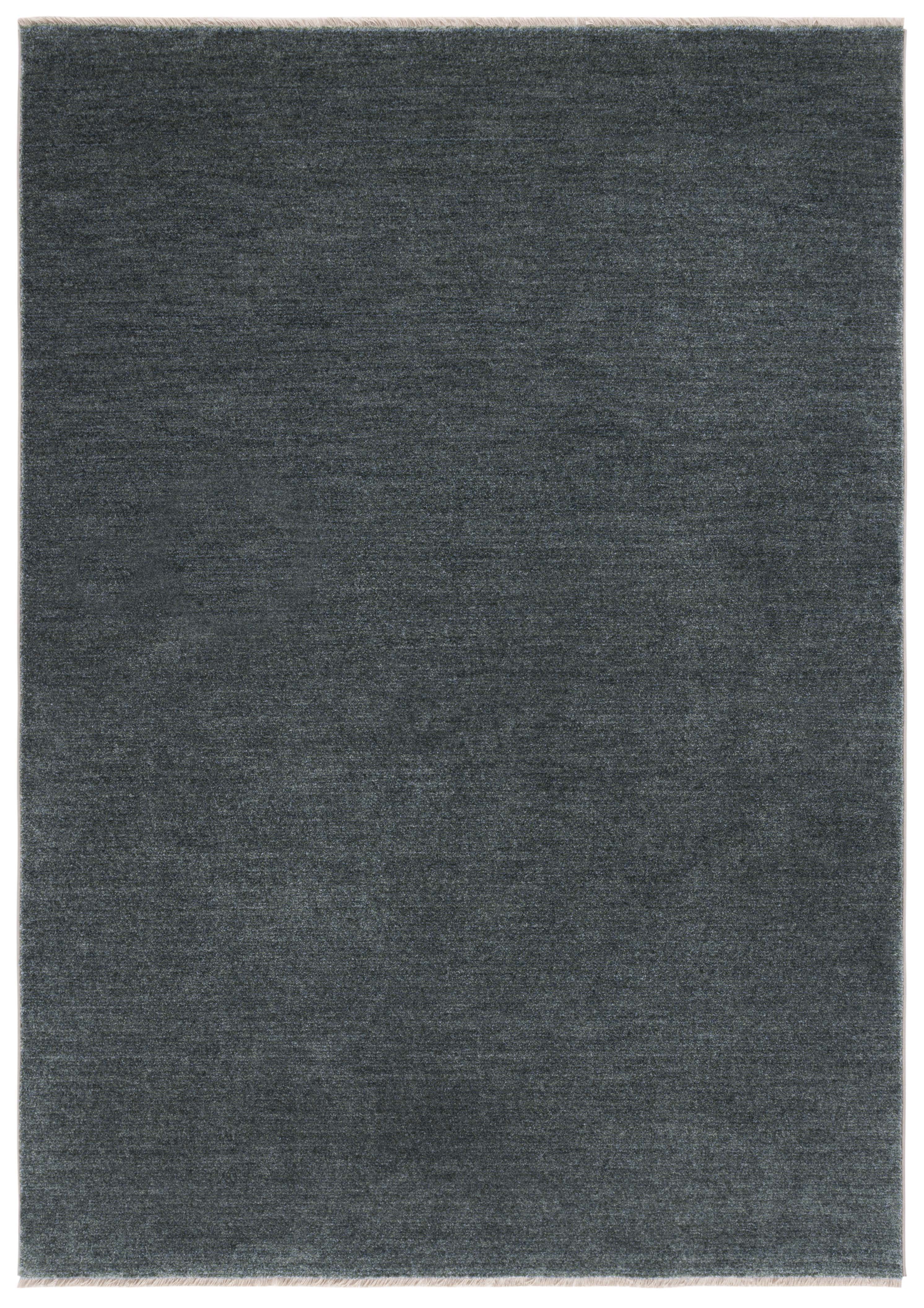SAFAVIEH Lasa Laura Solid Polyester Area Rug, Green, 8' x 10'