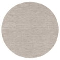 thumbnail image 1 of SAFAVIEH Lasa Magdalena Solid Polyester Area Rug, Beige, 6'7" x 6'7" Round, 1 of 7