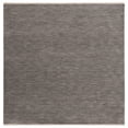 thumbnail image 1 of SAFAVIEH Lasa Tranter Solid Polyester Area Rug, Grey, 4' x 4' Square, 1 of 8
