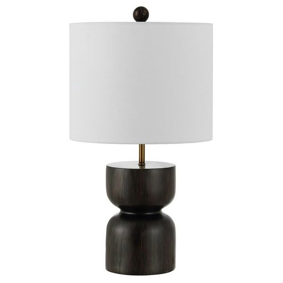 SAFAVIEH Lastra 20.5 in. Classic Contemporary Table Lamp, Dark Brown