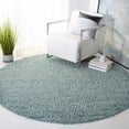 thumbnail image 1 of SAFAVIEH Lavena Solid Plush Shag Area Rug, Seafoam, 6'7" x 6'7" Round, 1 of 7