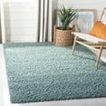 thumbnail image 1 of SAFAVIEH Lavena Solid Plush Shag Area Rug, Seafoam, 6' x 9', 1 of 7
