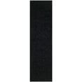 thumbnail image 1 of SAFAVIEH Lavena Solid Plush Shag Runner Rug, Black, 2'3" x 8', 1 of 7