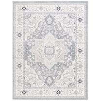 SAFAVIEH Layla Darrell Oriental Area Rug, Ivory Grey/Charcoal, 8' x 10'