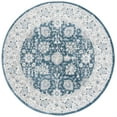 thumbnail image 1 of SAFAVIEH Layla Ifrit Oriental Area Rug, Blue/Ivory Grey, 6'7" x 6'7" Round, 1 of 8