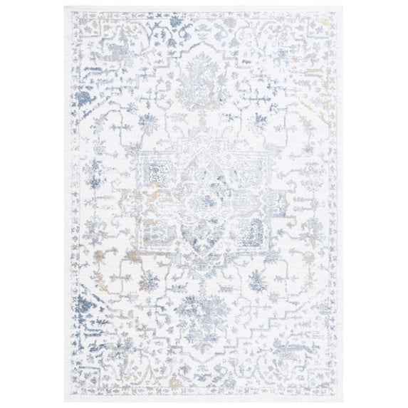 Safavieh Layla Jermaine Floral Area Rug, Ivory Gray/Blue, 5'3" x 7'6"