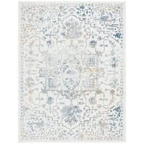 SAFAVIEH Layla Jermaine Floral Area Rug, Ivory Grey/Blue, 8' x 10'