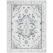 SAFAVIEH Layla Jerri Oriental Area Rug, Ivory Grey/Charcoal, 8' x 10'