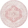 thumbnail image 1 of SAFAVIEH Layla Leah Oriental Area Rug, Ivory Grey/Pink, 6'7" x 6'7" Round, 1 of 8