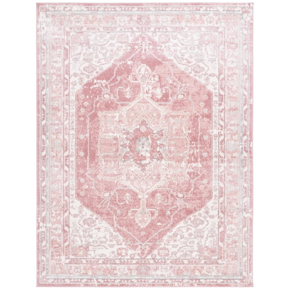 Safavieh Layla Leah Oriental Area Rug, Ivory Gray/Pink, 8' x 10'