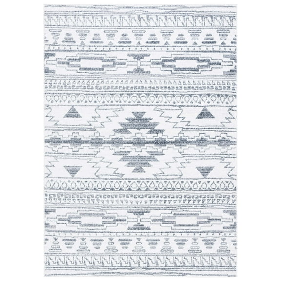 SAFAVIEH Layla Lucille Oriental Area Rug, Ivory/Grey, 5'5" x 7'6"