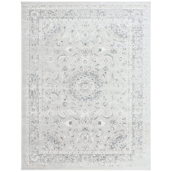 SAFAVIEH Layla Susan Oriental Area Rug, Ivory/Grey, 8' x 10'