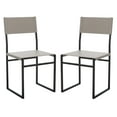 thumbnail image 1 of SAFAVIEH Layne Dining Chairs, Light Grey/Black, Set of 2 (18 in. W x 18.8 in. D x 35 in. H), 1 of 7