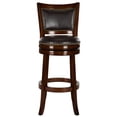 thumbnail image 1 of SAFAVIEH Lazzaro 43" Bicast Leather Barstool, Espresso/Brown, 1 of 5