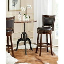 Safavieh Lazzaro 43" Bicast Leather Barstool