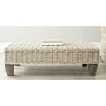 thumbnail interactive-video image 1 of SAFAVIEH Leary Bench Natural / Dark Grey, 1 of 5
