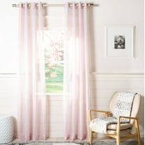 SAFAVIEH Lemma Grommet Curtain Window Panel, 52" x 84", Lavender