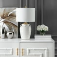thumbnail image 1 of SAFAVIEH Lener 24 in. H Rustic Modern Table Lamp, Ivory, 1 of 6