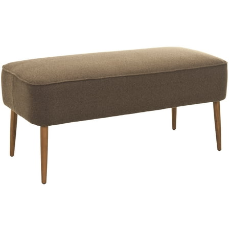 SAFAVIEH Levi Classic Solid Upholstered Bench, Maroon