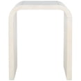 thumbnail image 1 of SAFAVIEH Liasonya Curved White Wash End Table, White Washed, 1 of 8