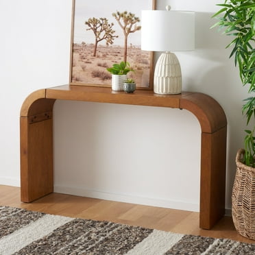 SAFAVIEH Liasonya Modern Wood Console Table, Natural