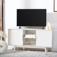 thumbnail image 1 of SAFAVIEH Ligia 2-Door Media Stand White, 1 of 7