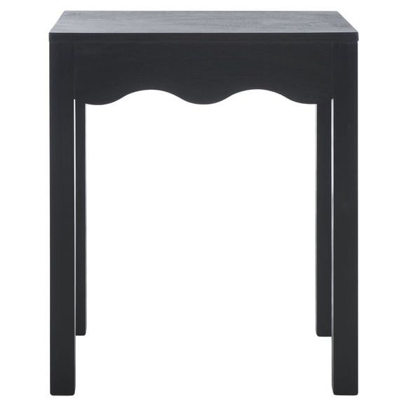 SAFAVIEH Lilith Contemporary Wood End Table, Matte Black