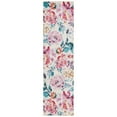 thumbnail image 1 of SAFAVIEH Lillian Agatha Floral Runner Rug, Ivory/Rose, 2'2" x 8', 1 of 4