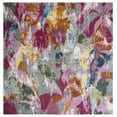 thumbnail image 1 of SAFAVIEH Lillian Beryl Abstract Area Rug, Grey/Pink, 6'7" x 6'7" Square, 1 of 7
