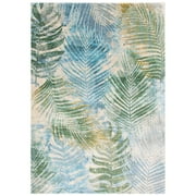 SAFAVIEH Lillian Collection LLN308M Blue / Green Rug