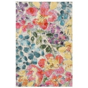 SAFAVIEH Lillian Collection LLN360A Blue / Yellow Rug