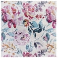 thumbnail image 1 of SAFAVIEH Lillian Agatha Floral Area Rug, Ivory/Rose, 6'7" x 6'7" Square, 1 of 12