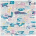 thumbnail image 1 of SAFAVIEH Lillian Ibrahim Polka Dot Area Rug, Pink/Turquoise, 6'7" x 6'7" Square, 1 of 7