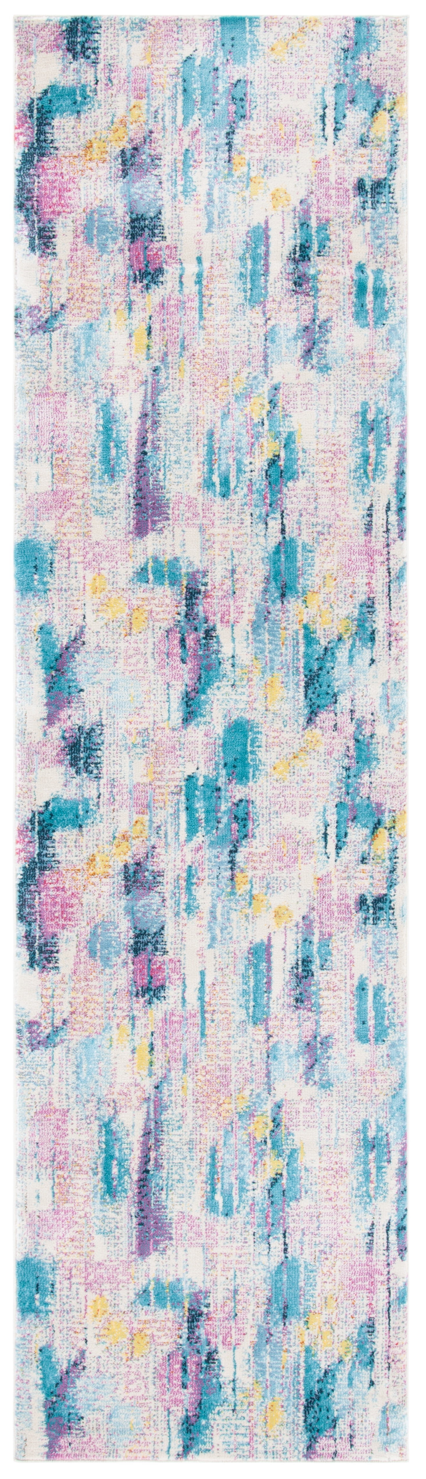 Lillian Multicolor Floral Synthetic Runner Rug