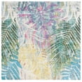 thumbnail image 1 of SAFAVIEH Lillian Sheryll Floral Area Rug, Green/Blue, 6'7" x 6'7" Square, 1 of 8