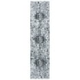 thumbnail image 1 of SAFAVIEH Lillypond Canes Distressed Traditional Runner Rug, Grey/Dark Grey, 2' x 8', 1 of 3