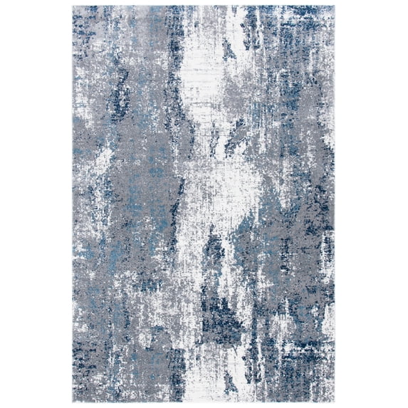 SAFAVIEH Lilypond Candelario Abstract Area Rug, Grey/Blue, 3' x 5'