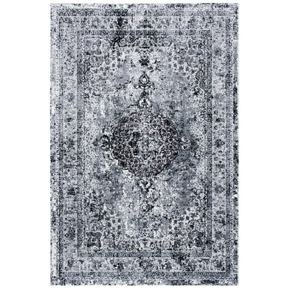 SAFAVIEH Lilypond Collection LLP843F Grey / Dark Grey Rug