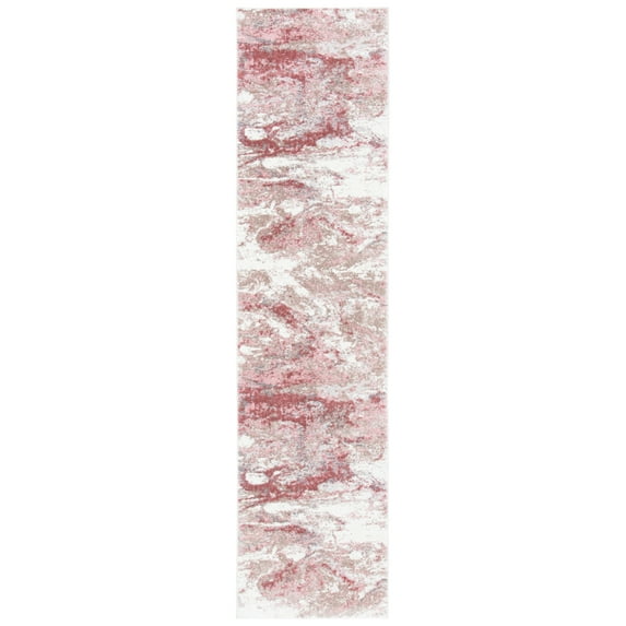 SAFAVIEH Lilypond Collection LLP883A Ivory / Rose Rug