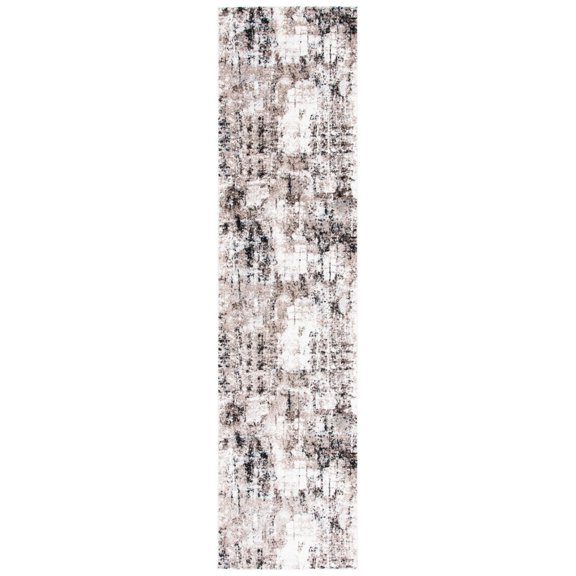 SAFAVIEH Lilypond Langdon Abstract Area Rug, Ivory/Grey, 3' x 5'
