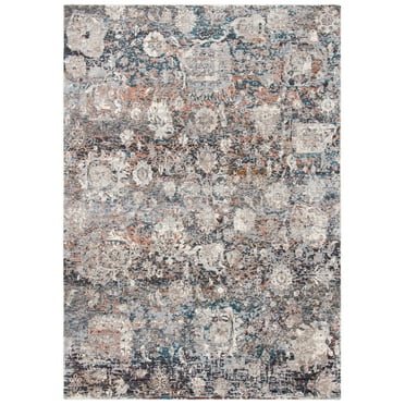 SAFAVIEH Limitee Atanas Abstract Area Rug, Charcoal/Beige, 8' x 10'