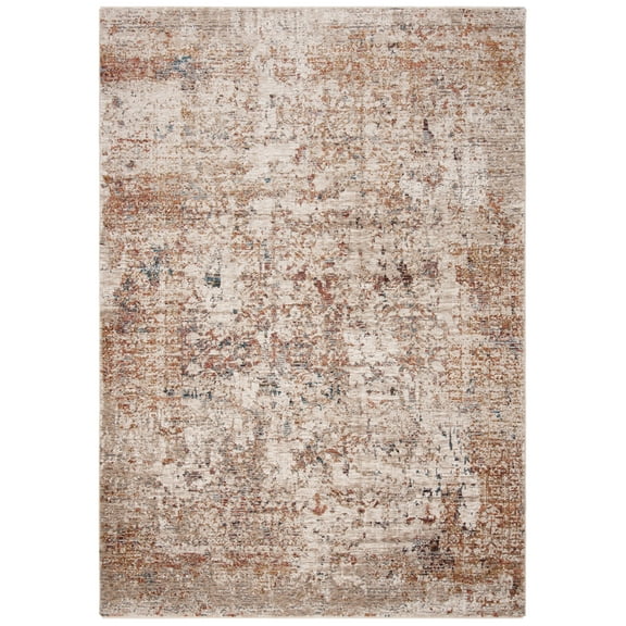 SAFAVIEH Limitee Bethanie Bordered Area Rug, Beige, 4' x 6'
