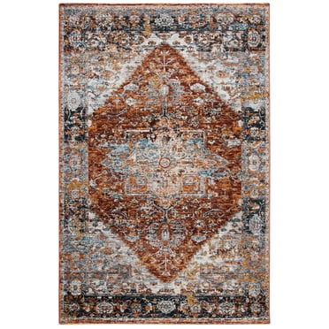 SAFAVIEH Limitee Cionadogh Oriental Area Rug, Beige/Rust, 4' x 6'
