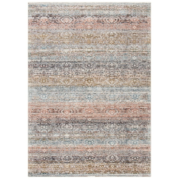 SAFAVIEH Limitee Frank Abstract Area Rug, Grey/Beige, 5'1" x 7'6"