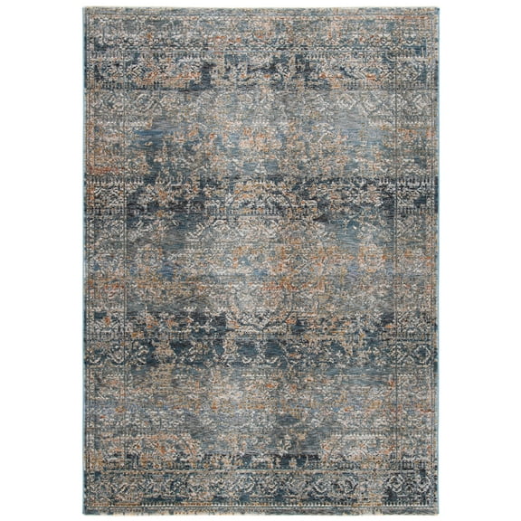 SAFAVIEH Limitee Izabelle Oriental Area Rug, Charcoal/Blue, 8' x 10'